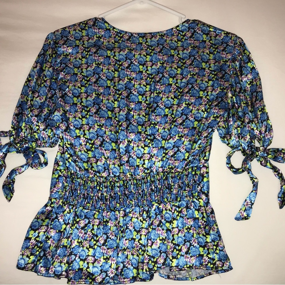 Topshop floral viscose blouse - Picture 6 of 8